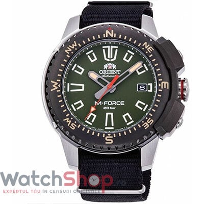 Ceas Original Orient Casual Verde M-FORCE RA-AC0N03E10B pentru Barbati cu Comanda Online