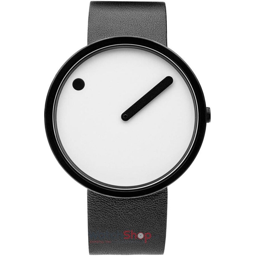 Ceas Original PICTO Casual-Sport Alb 43379-4120MB Leather 40mm pentru Barbati cu Comanda Online