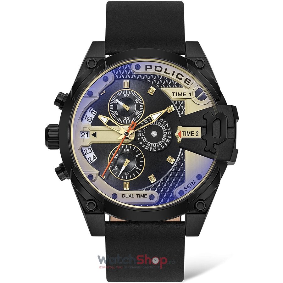 Ceas Original Police Casual Negru DANU 16066JSB.02 pentru Barbati cu Comanda Online