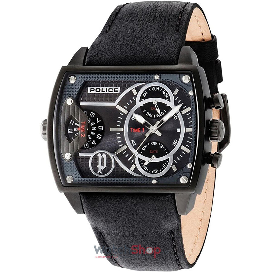 Ceas Original Police Fashion Negru SCORPION PL14698JSB.13A pentru Barbati cu Comanda Online