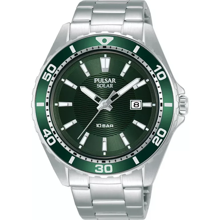 Ceas Original Pulsar Sport Verde PX3241X1 pentru Barbati cu Comanda Online