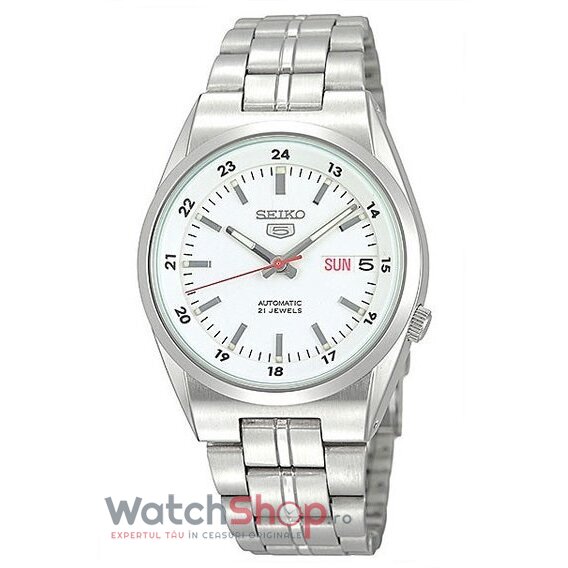 Ceas Original Seiko Casual Alb 5 SNK559J1 pentru Barbati cu Comanda Online