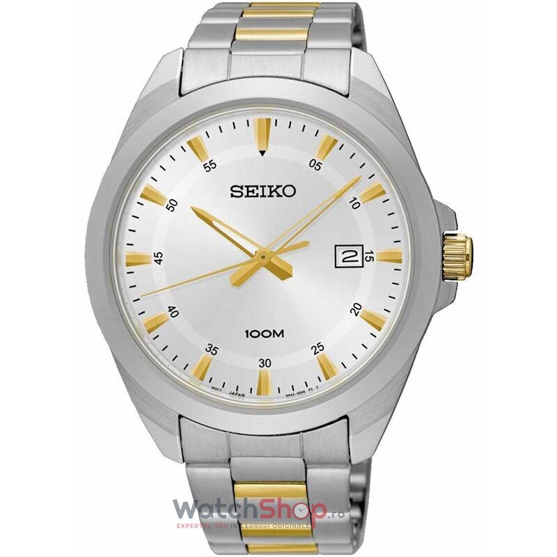 Ceas Original Seiko Casual Argintiu SUR211P1 pentru Barbati cu Comanda Online