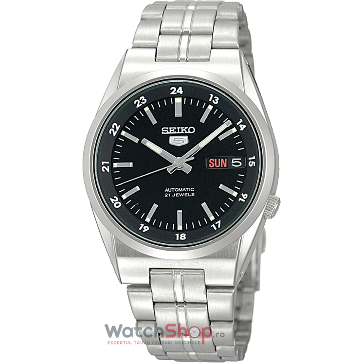 Ceas Original Seiko Casual Negru 5 SNK567J1 pentru Barbati cu Comanda Online