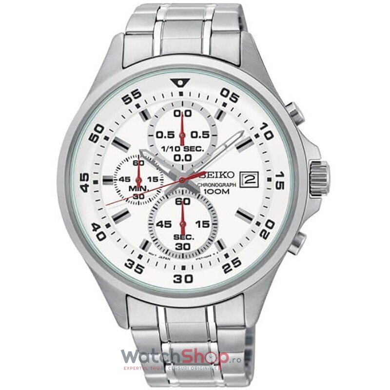 Ceas Original Seiko Sport Alb CHRONOGRAPH SKS623P1 pentru Barbati cu Comanda Online