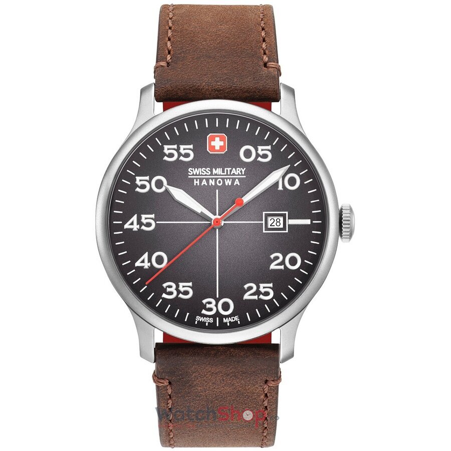 Ceas Original Swiss Military Casual Antracit ACTIVE DUTY 06-4326.04.009 pentru Barbati cu Comanda Online