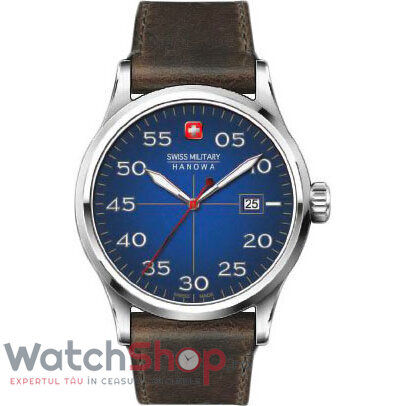 Ceas Original Swiss Military Hanowa Casual Albastru ACTIVE DUTY II 06-4280.7.04.003 pentru Barbati cu Comanda Online