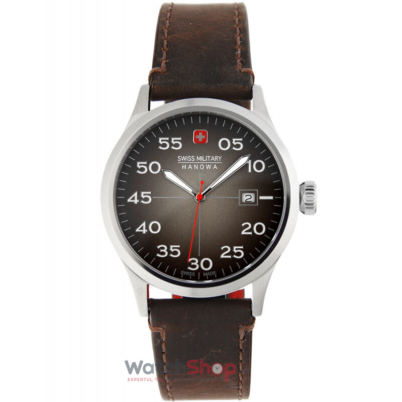 Ceas Original Swiss Military Hanowa Casual Maro inchis ACTIVE DUTY II 06-4280.7.04.009 pentru Barbati cu Comanda Online