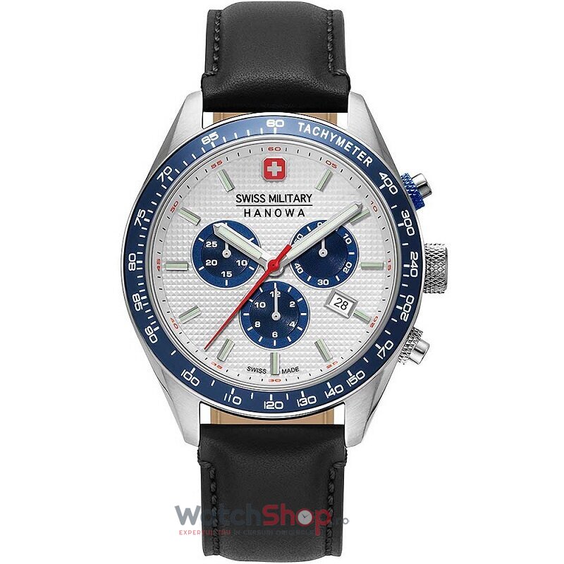 Ceas Original Swiss Military Hanowa Sport Alb PHANTOM 06-4334.04.001.03 pentru Barbati cu Comanda Online