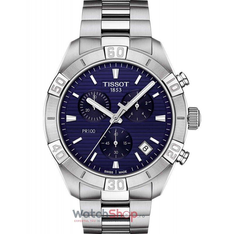 Ceas Original Tissot Lux Albastru T- T101.617.11.041.00 PR 100 Cronograf pentru Barbati cu Comanda Online