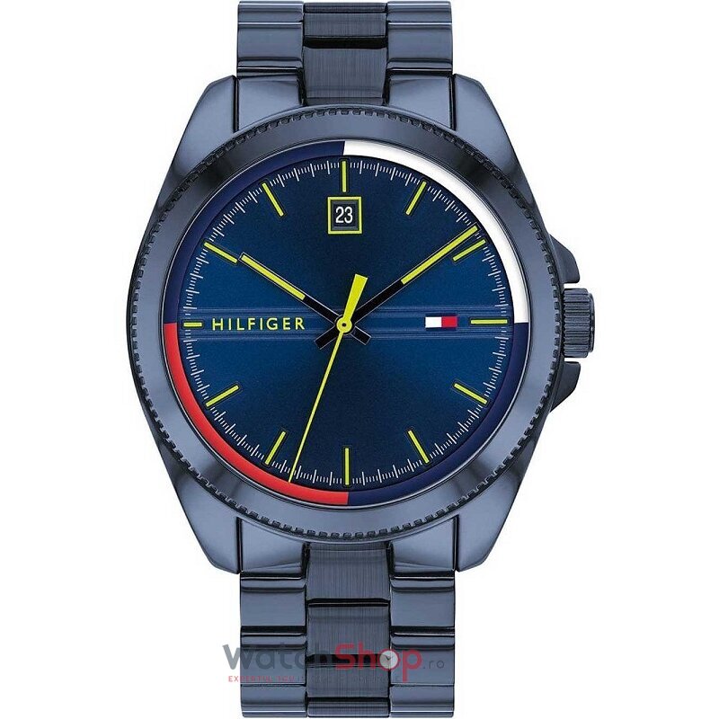 Ceas Original Tommy Hilfiger Casual Albastru RILEY 1791689 pentru Barbati cu Comanda Online