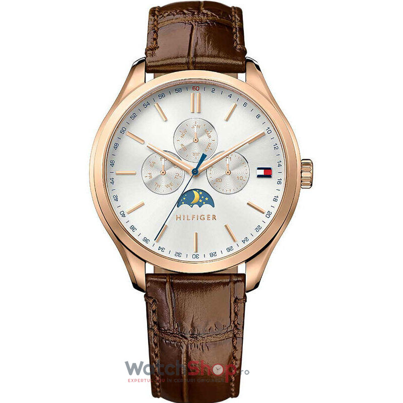 Ceas Original Tommy Hilfiger Casual Argintiu 1791306 pentru Barbati cu Comanda Online