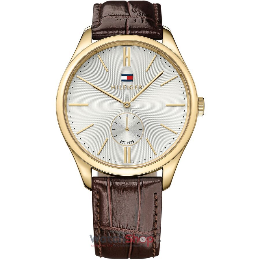 Ceas Original Tommy Hilfiger Casual Argintiu CURTIS 1791170 pentru Barbati cu Comanda Online