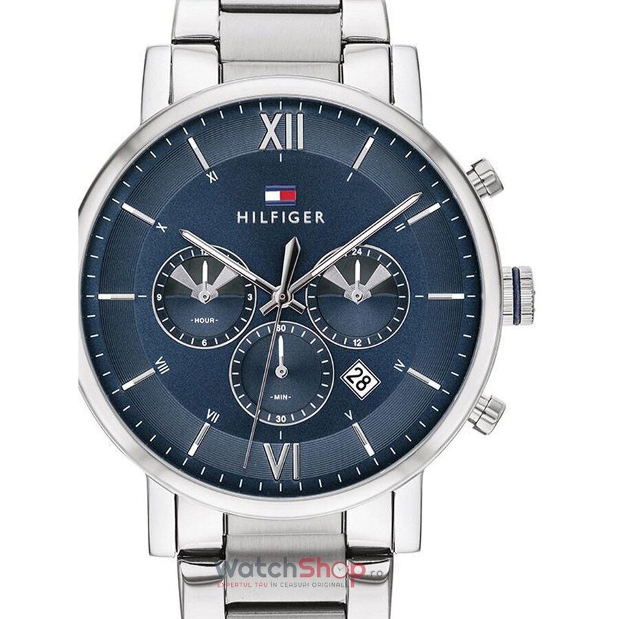 Ceas Original Tommy Hilfiger Casual Bleumarin EVAN 1710409 pentru Barbati cu Comanda Online