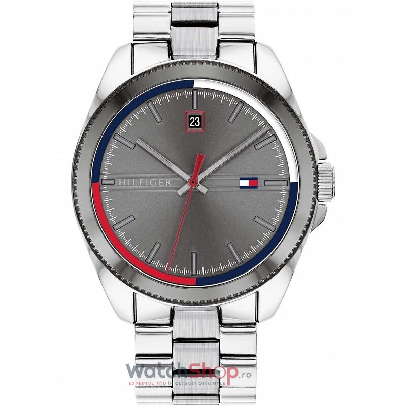 Ceas Original Tommy Hilfiger Casual Gri RILEY 1791684 pentru Barbati cu Comanda Online