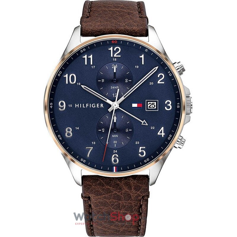 Ceas Original Tommy Hilfiger Casual-Sport Albastru 1791712 pentru Barbati cu Comanda Online