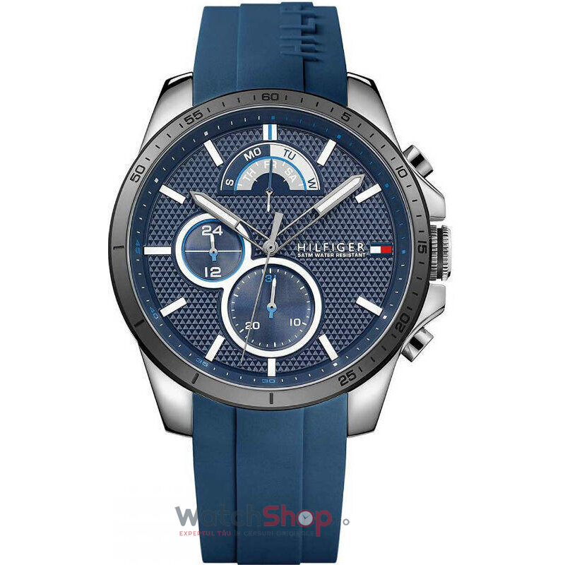 Ceas Original Tommy Hilfiger Sport Albastru 1791350 pentru Barbati cu Comanda Online