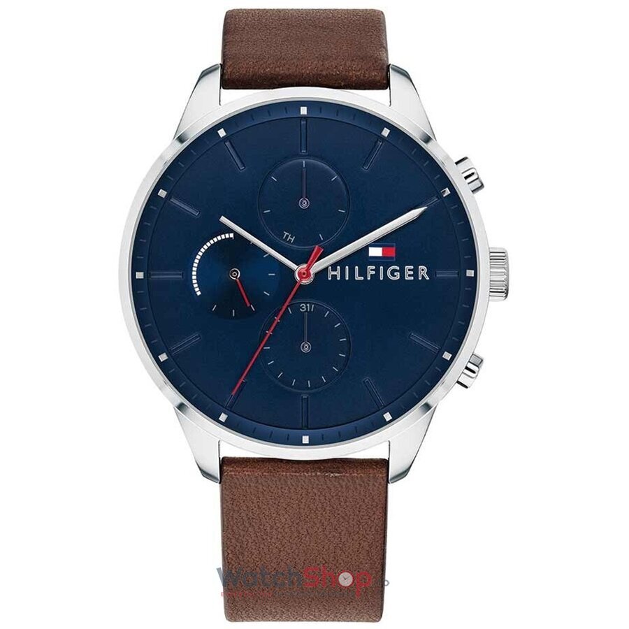 Ceas Original Tommy Hilfiger Sport Albastru CHASE 1791487 pentru Barbati cu Comanda Online