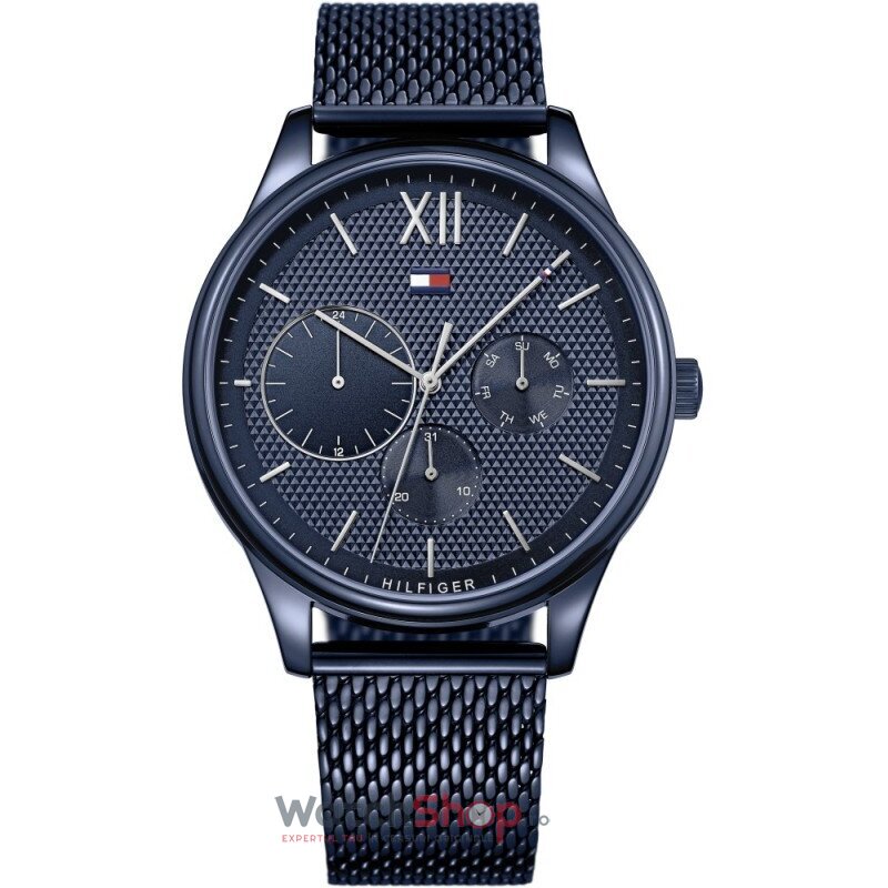 Ceas Original Tommy Hilfiger Sport Albastru DAMON 1791421 pentru Barbati cu Comanda Online