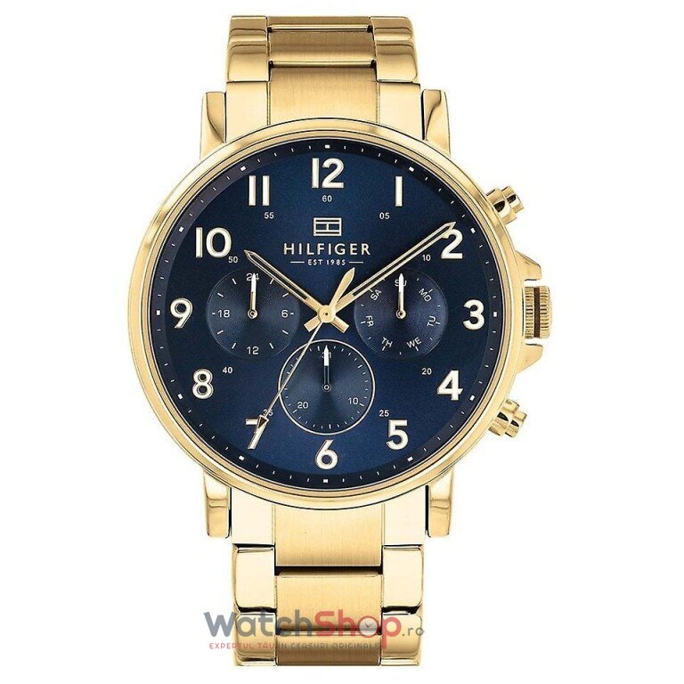 Ceas Original Tommy Hilfiger Sport Albastru DANIEL 1710384 pentru Barbati cu Comanda Online