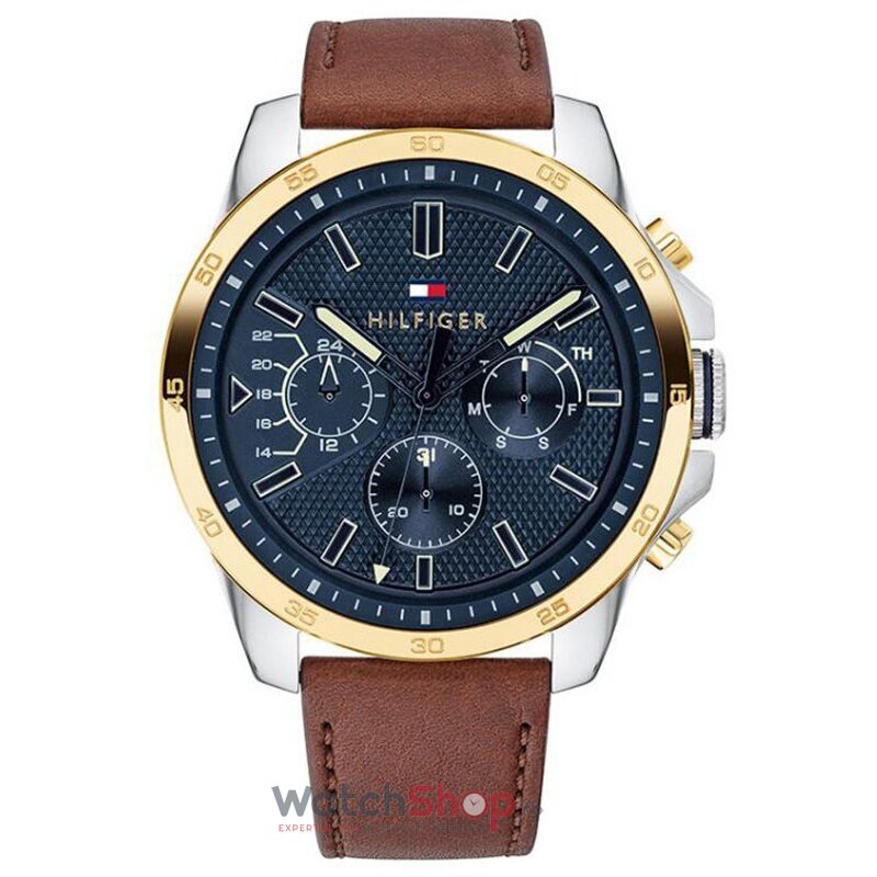 Ceas Original Tommy Hilfiger Sport Albastru Decker 1791561 pentru Barbati cu Comanda Online