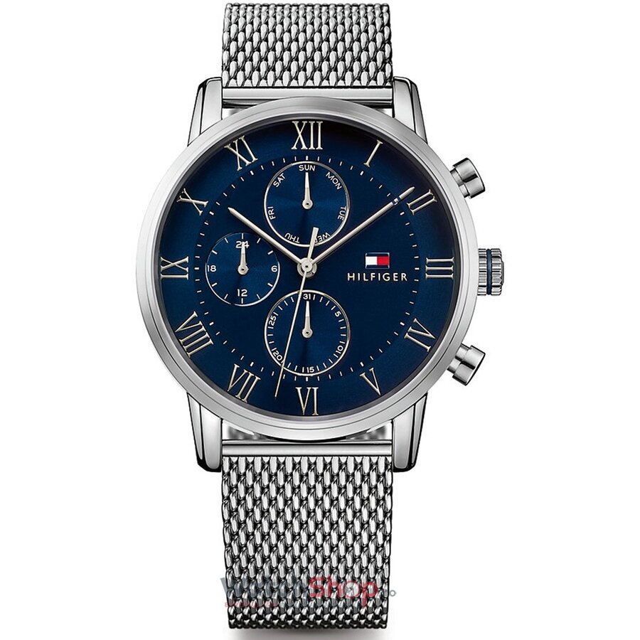 Ceas Original Tommy Hilfiger Sport Albastru Kane 1791398 pentru Barbati cu Comanda Online