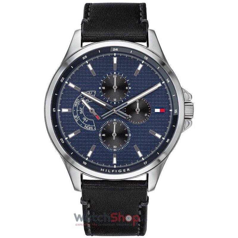 Ceas Original Tommy Hilfiger Sport Albastru Shawn 1791616 pentru Barbati cu Comanda Online