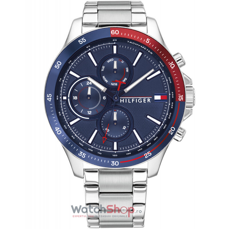 Ceas Original Tommy Hilfiger Sport Albastru inchis DRESSED UP 1791718 pentru Barbati cu Comanda Online