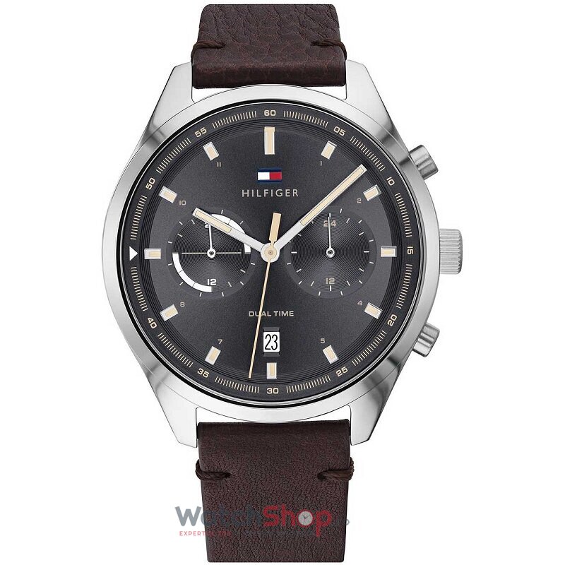 Ceas Original Tommy Hilfiger Sport Gri BENNETT 1791729 pentru Barbati cu Comanda Online