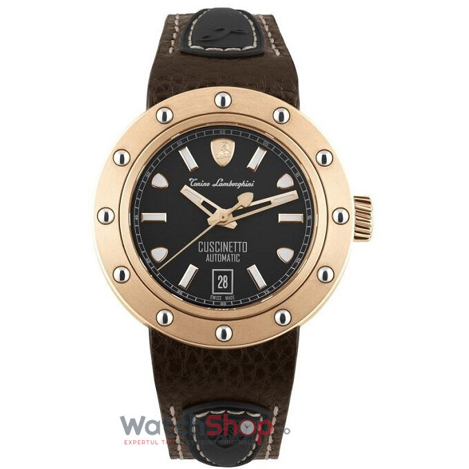 Ceas Original Tonino Lamborghini Lux Negru CUSCINETTO TLF-T01-5 pentru Barbati cu Comanda Online