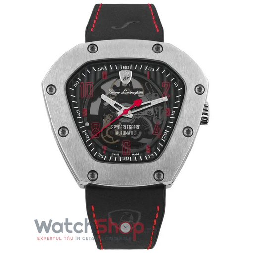 Ceas Original Tonino Lamborghini Lux Transparent SPYDERLEGGERO SKELETON TLF-T06-2 pentru Barbati cu Comanda Online