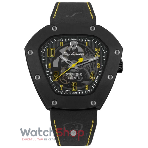 Ceas Original Tonino Lamborghini Lux Transparent SPYDERLEGGERO SKELETON TLF-T06-3 pentru Barbati cu Comanda Online