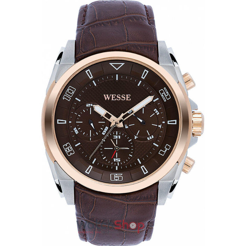 Ceas Original WESSE Casual Maro COLLECTOR WWG400205L pentru Barbati cu Comanda Online