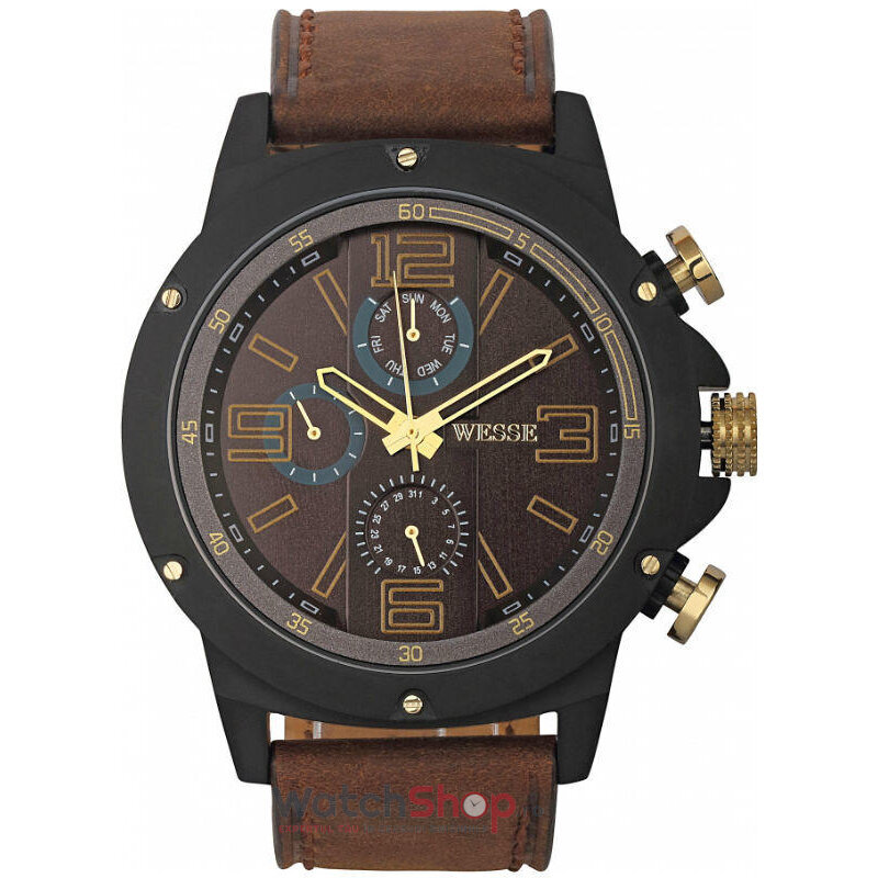 Ceas Original WESSE Casual Maro ROBUST WWG200804 pentru Barbati cu Comanda Online