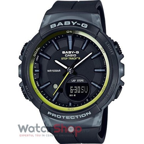 Ceas Outdoor Casio BABY-G BGS-100-1AER Negru de Dama Original cu Comanda Online