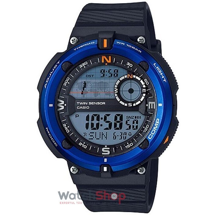 Ceas Outdoor Casio Barbatesc OUTGEAR SGW-600H-2AER Negru Quartz Original cu Comanda Online