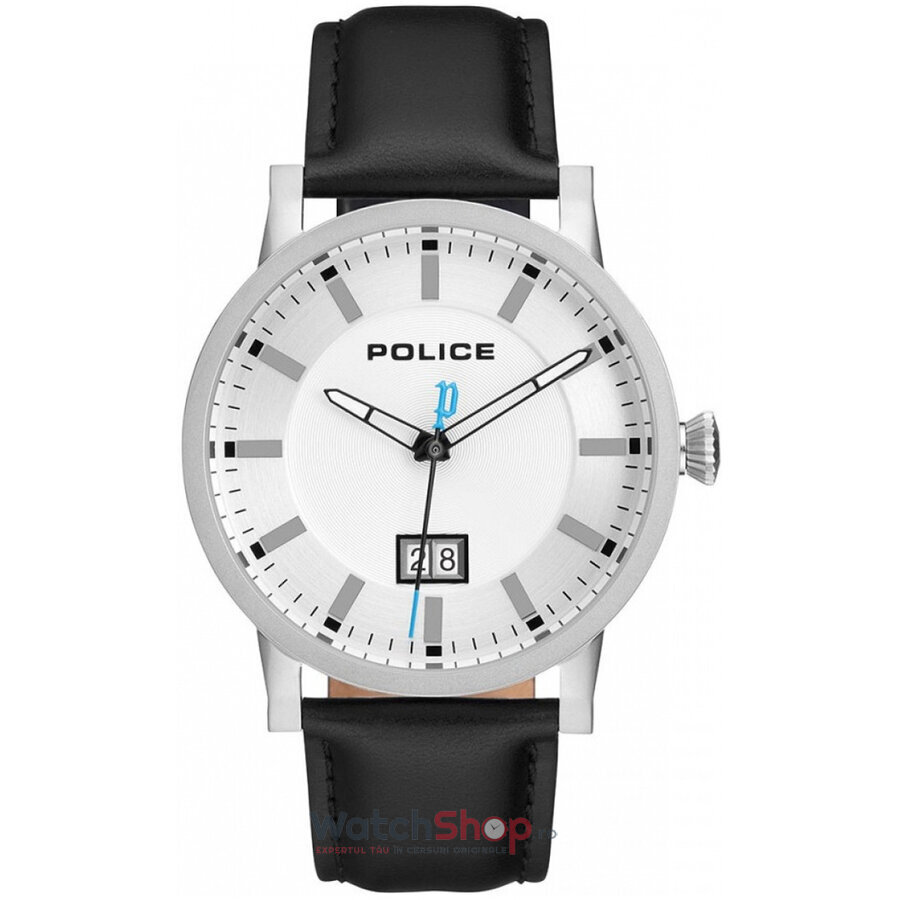 Ceas Police Original Barbatesc Casual Argintiu COLLIN PL15404JS.01 Quartz cu Comanda Online