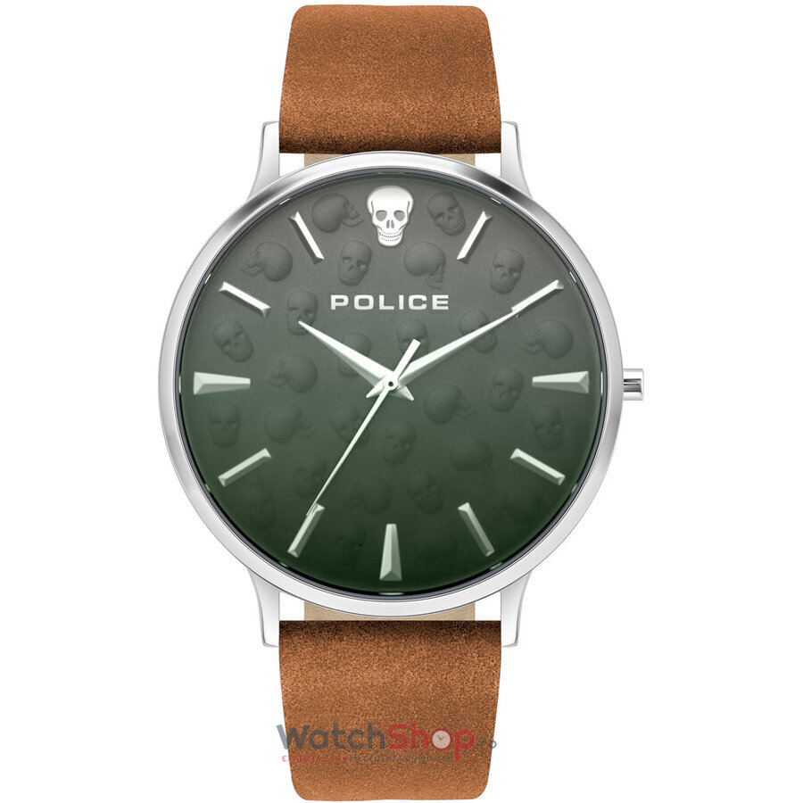 Ceas Police Original Barbatesc Casual Gri TASMAN PL16023JS.13 Quartz cu Comanda Online