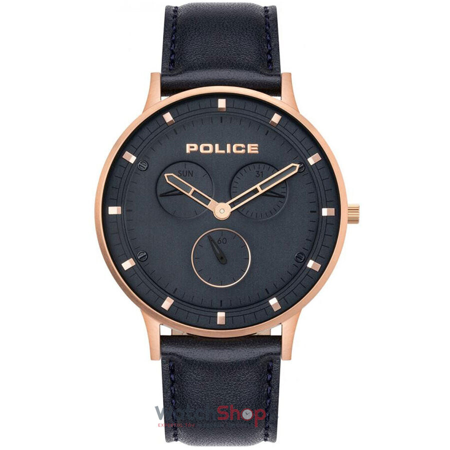 Ceas Police Original Barbatesc Sport Albastru BERKELEY PL15968JSR.03 Quartz cu Comanda Online