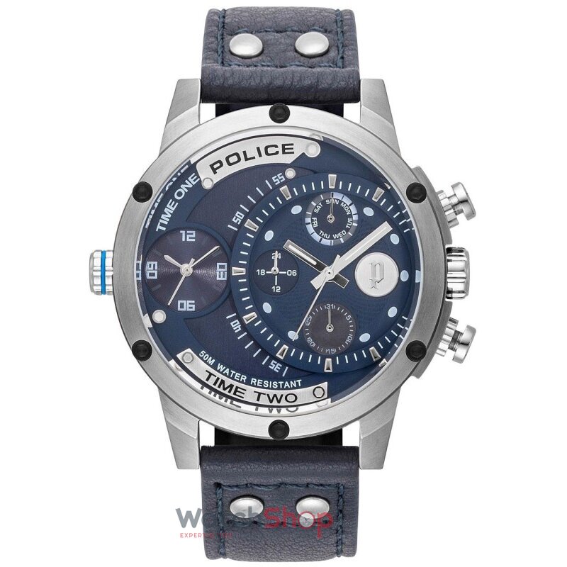 Ceas Police Original Barbatesc Sport Bleumarin SCYTHE PL15983JS.03 Quartz cu Comanda Online