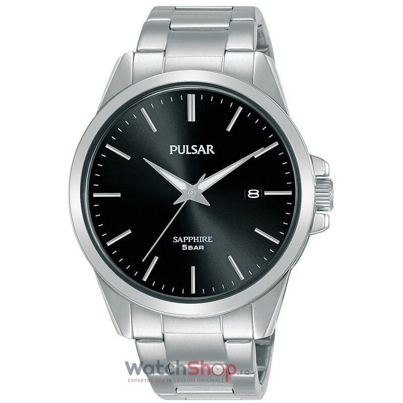 Ceas Pulsar Original Barbatesc Casual Negru PS9639X1 Quartz cu Comanda Online