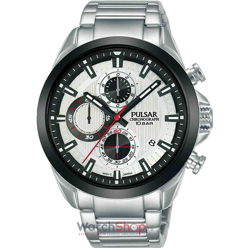 Ceas Pulsar Original Barbatesc Sport Alb PM3183X1 Cronograf Quartz cu Comanda Online