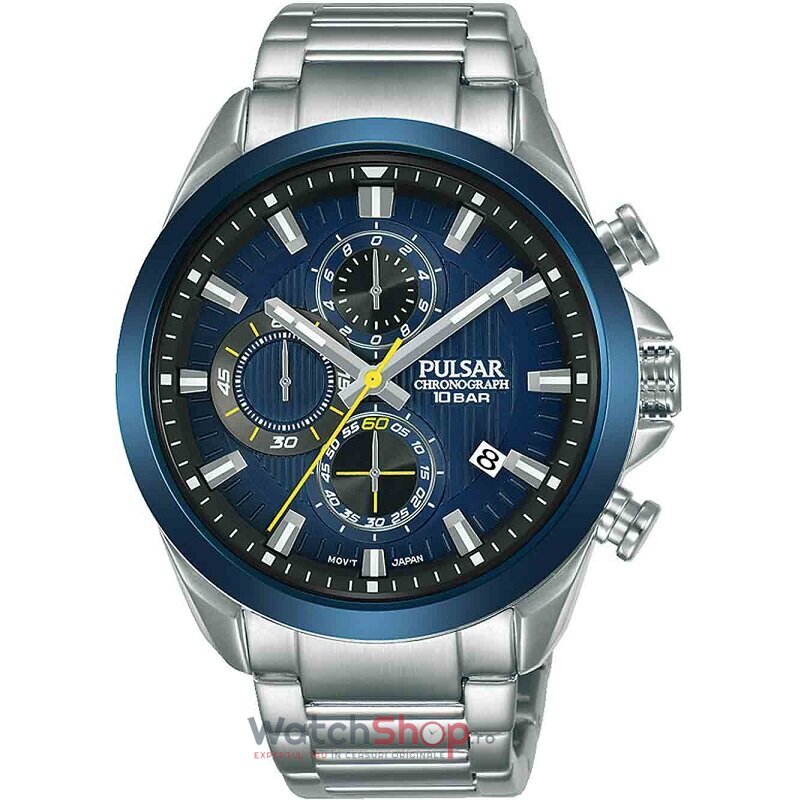 Ceas Pulsar Original Barbatesc Sport Albastru PM3181X1 Cronograf Quartz cu Comanda Online