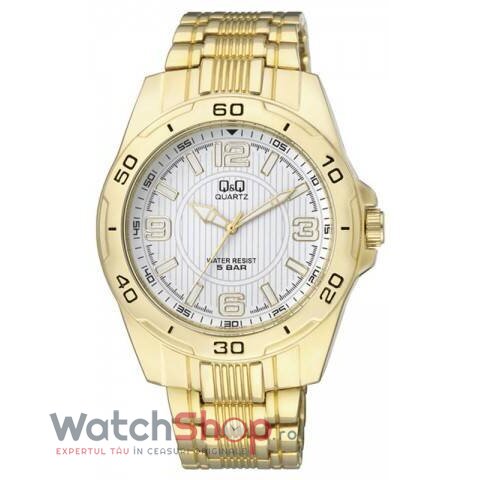 Ceas Q&Q Casual Barbatesc F496-004Y Alb Quartz cu Comanda Online