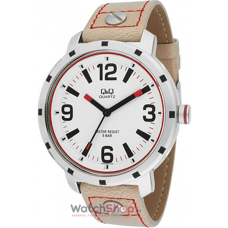 Ceas Q&Q Casual Barbatesc Q916J304Y Alb Quartz cu Comanda Online