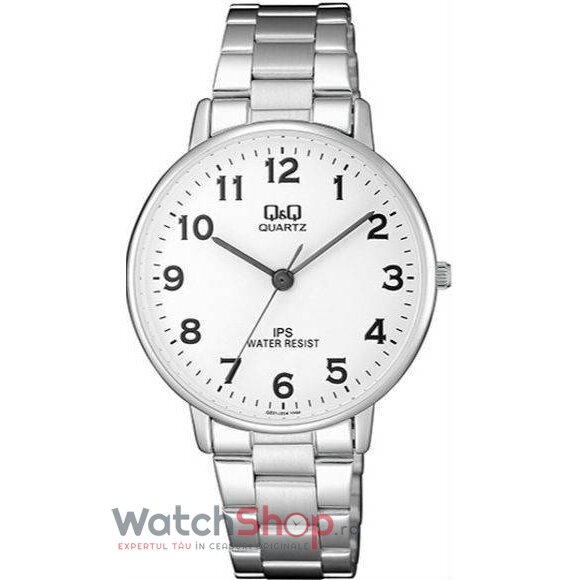 Ceas Q&Q Casual Barbatesc QZ00J204Y Alb Quartz cu Comanda Online