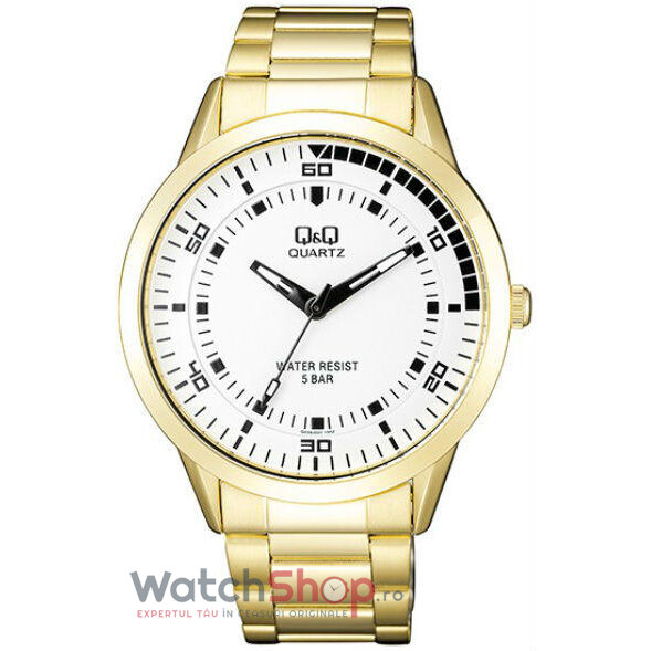 Ceas Q&Q Casual Barbatesc STANDARD QA58J001Y Alb Quartz cu Comanda Online