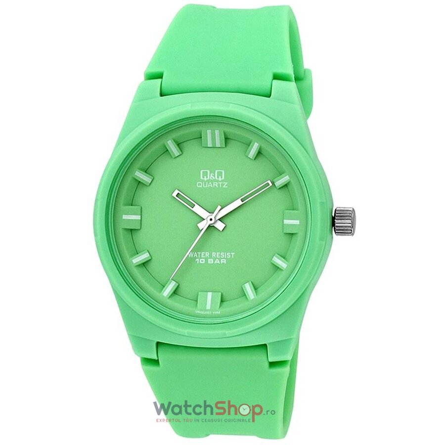 Ceas Q&Q Casual Barbatesc VR48J007Y Verde Quartz cu Comanda Online