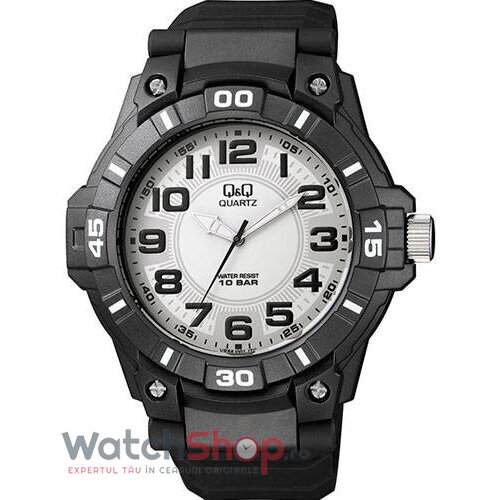 Ceas Q&Q Casual Barbatesc VR86J001Y Alb Quartz cu Comanda Online