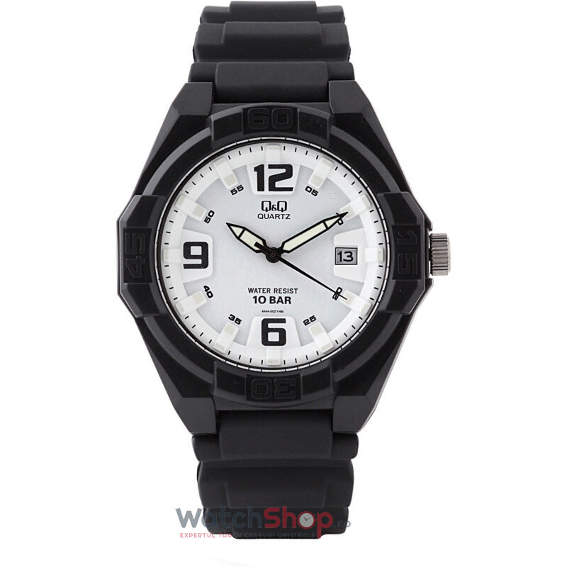 Ceas Q&Q Casual-Sport Barbatesc A444J002Y Alb Quartz cu Comanda Online